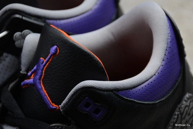 Court Retro Jordan 3 Air Purple Black CT8532-050 0415